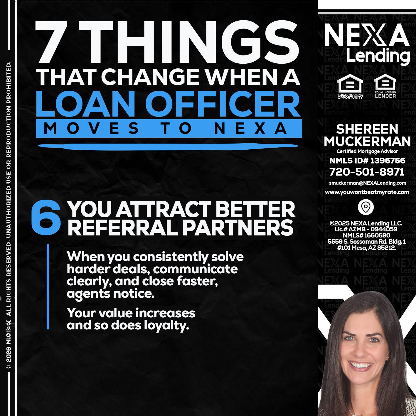 7 THINGS (6) - Shereen Muckerman -Certified Mortgage Advisor